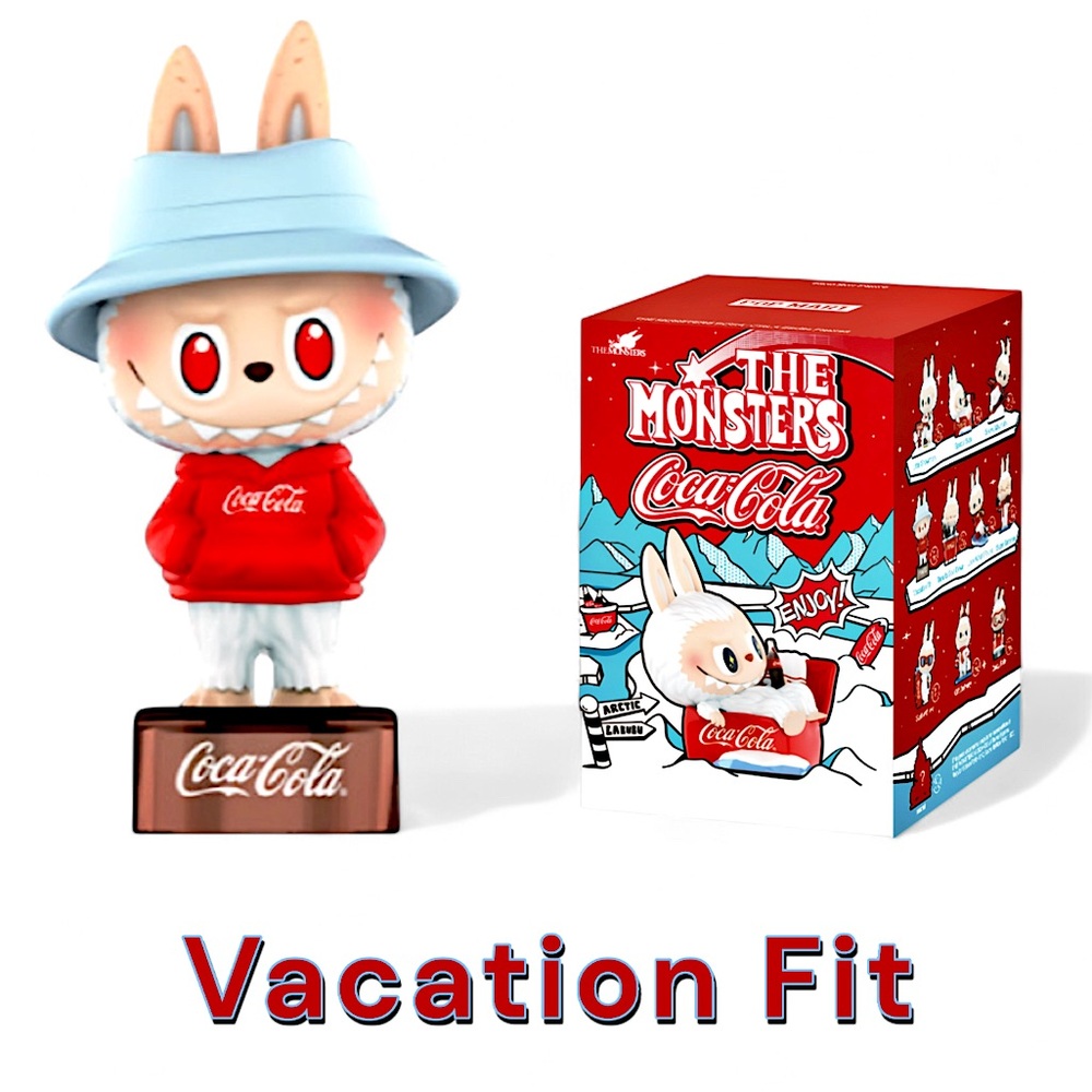 Pop Mart Labubu The Monsters Coca-Cola Series Figurine Vacation Fit